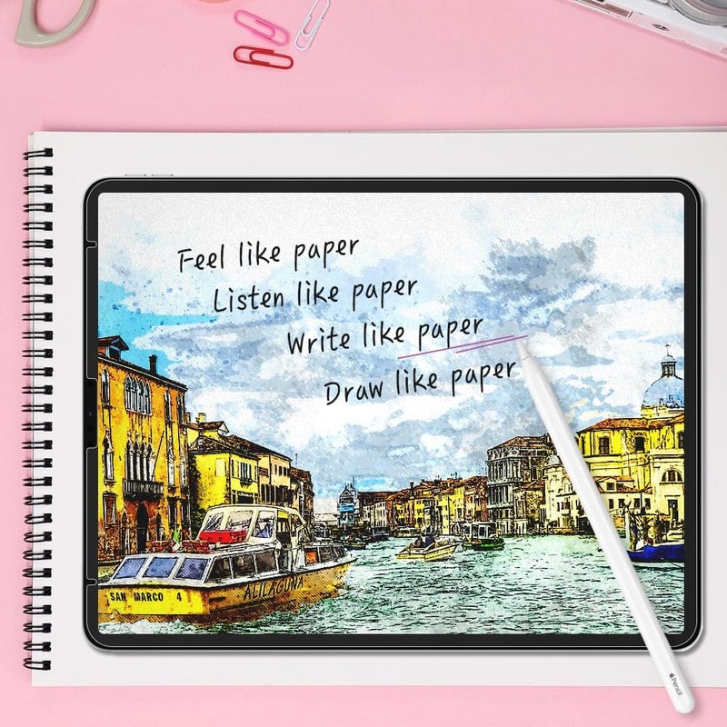 Healing Shield Screen Protector for Onyx BOOX Note Max 13.3 Tablet, Light Paper Texture Feel Matte Film, Scratch Resistant, Real Pen Touch Sensitivity-Max13.3 - Image 5